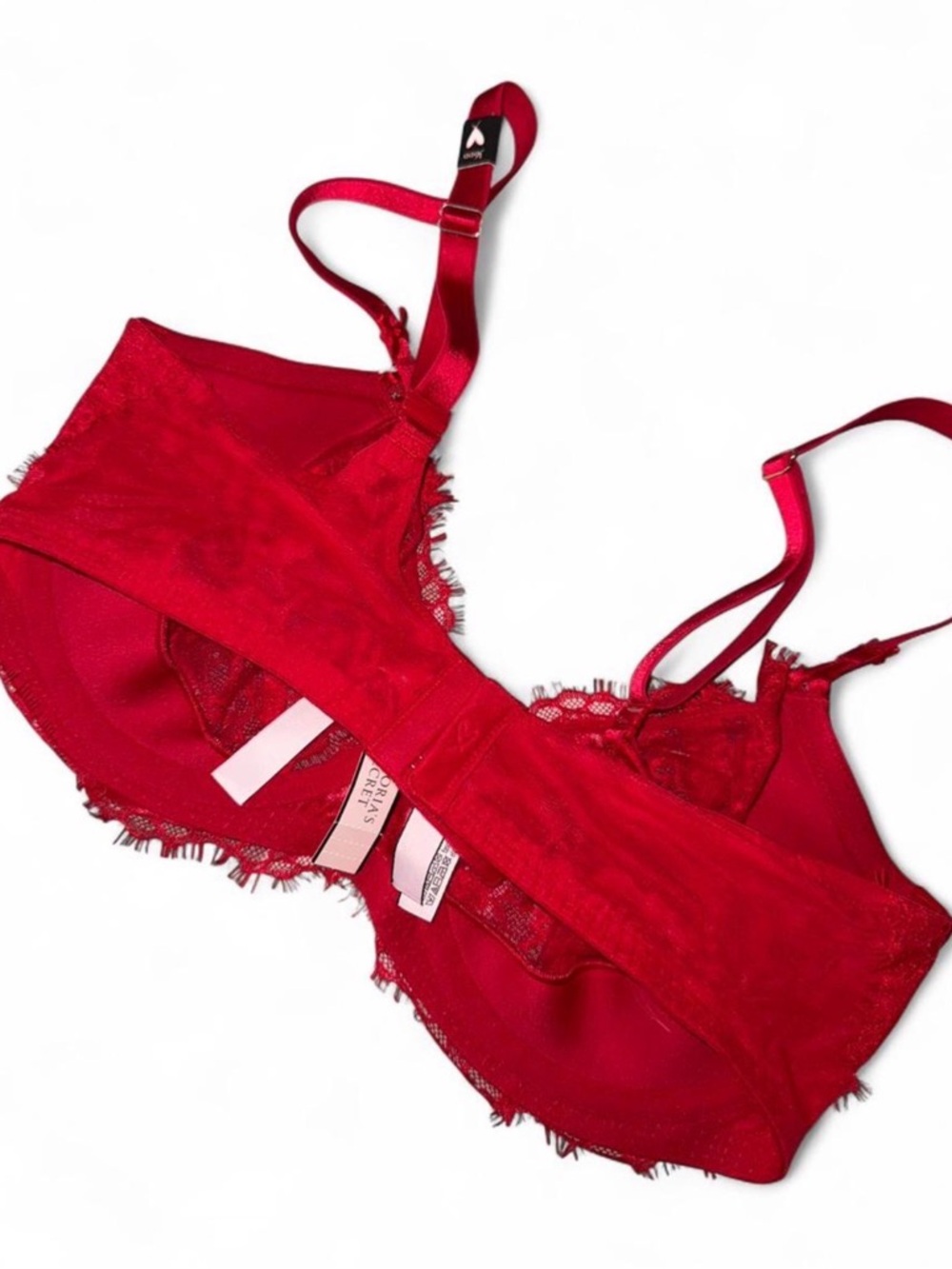 NWT Victoria’s Secret Dream Angels Wicked Unlined Lace Bra 36DD - Picture 3 of 10